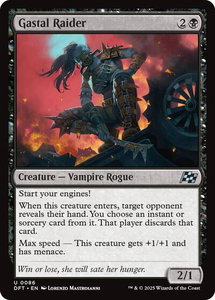 Gastal Raider - Aetherdrift (DFT) #86 - Uncommon Magic: The Gathering Trading Card