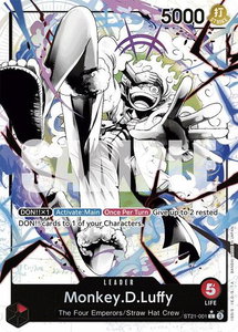 Monkey.D.Luffy (001) (Parallel) - Starter Deck EX: Gear 5 (ST21) #ST21-001 - Leader One Piece Trading Card