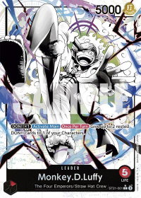 Monkey.D.Luffy (001) (Parallel) - Starter Deck EX: Gear 5 (ST21) #ST21-001 - Leader One Piece Trading Card