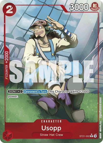 Usopp (Parallel) trading card from Starter Deck EX: Gear 5 Usopp (Parallel) - Starter Deck EX: Gear 5 One Piece trading card