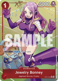 Jewelry Bonney (Parallel) - Starter Deck EX: Gear 5 (ST21) #ST21-004 - Common One Piece Trading Card
