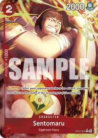 Sentomaru (Parallel) - Starter Deck EX: Gear 5 (ST21) #ST21-007 - Common One Piece Trading Card