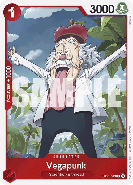 Vegapunk trading card from Starter Deck EX: Gear 5 Vegapunk - Starter Deck EX: Gear 5 One Piece trading card