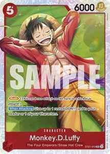 Monkey.D.Luffy (014) - Starter Deck EX: Gear 5 (ST21) #ST21-014 - Super Rare One Piece Trading Card