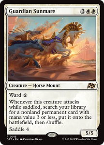 Guardian Sunmare - Aetherdrift (DFT) #15 - Rare Magic: The Gathering Trading Card