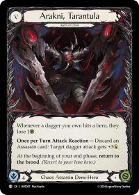 Arakni, Tarantula // Arakni, Trap-Door - The Hunted  #HNT007//HNT008 - Token Flesh and Blood Trading Card