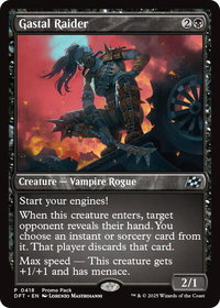 Gastal Raider - Promo Pack: Aetherdrift (PPDFT) #418 - Promo Magic: The Gathering Trading Card