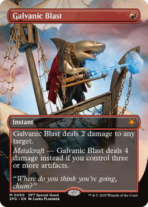 Galvanic Blast (Borderless) - Special Guests (SPG) #90 - Mythic Rare Magic: The Gathering Trading Card