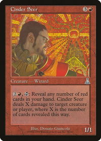 Cinder Seer - Urza's Destiny (UDS) #78 - Uncommon Magic: The Gathering Trading Card