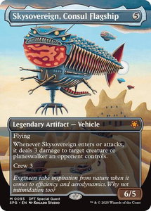 Skysovereign, Consul Flagship (Borderless) - Special Guests (SPG) #93 - Mythic Rare Magic: The Gathering Trading Card