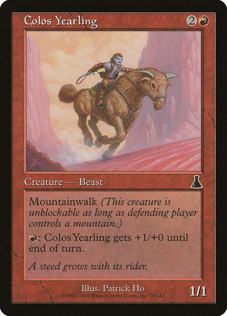 Colos Yearling - Urza's Destiny Magic: The Gathering trading card