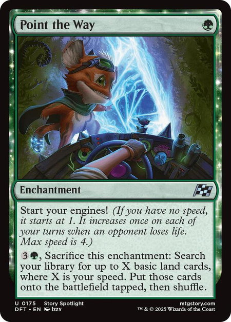 Point the Way - Aetherdrift Magic: The Gathering trading card