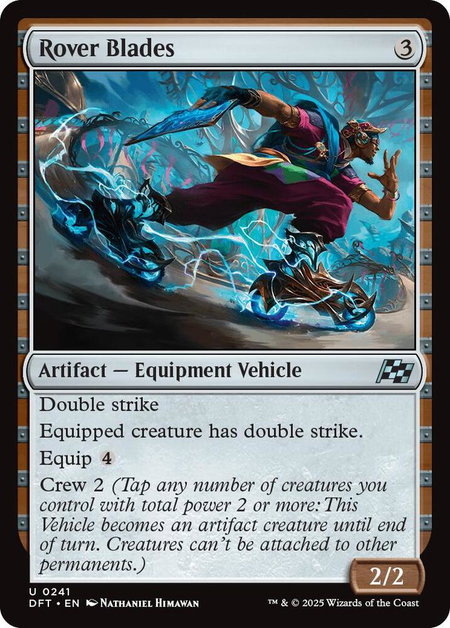 Rover Blades - Aetherdrift Magic: The Gathering trading card