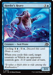 Howler's Heavy - Aetherdrift (DFT) #46 - Common Magic: The Gathering Trading Card