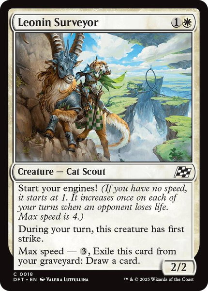 Leonin Surveyor - Aetherdrift Magic: The Gathering trading card