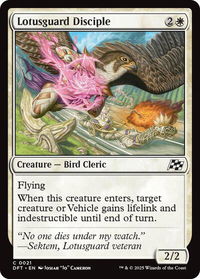 Lotusguard Disciple - Aetherdrift (DFT) #21 - Common Magic: The Gathering Trading Card
