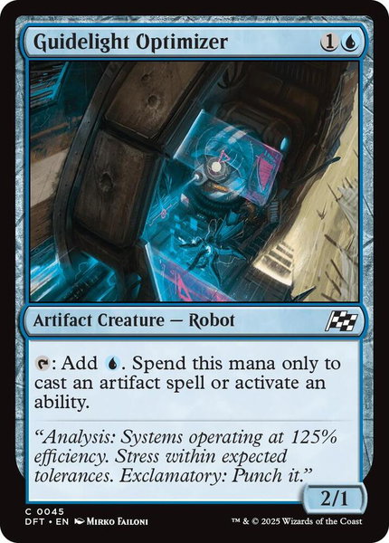 Guidelight Optimizer - Aetherdrift Magic: The Gathering trading card