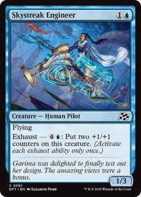 Skystreak Engineer - Aetherdrift (DFT) #61 - Common Magic: The Gathering Trading Card