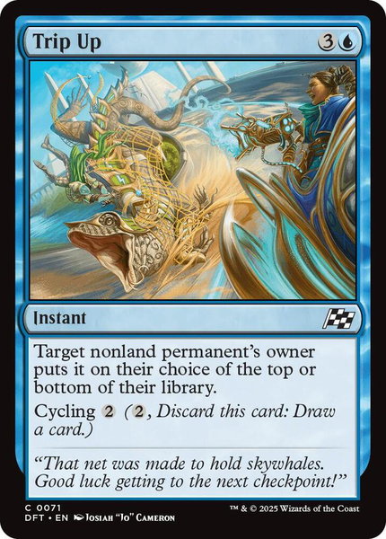 Trip Up - Aetherdrift Magic: The Gathering trading card