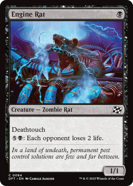 Engine Rat - Aetherdrift Magic: The Gathering trading card