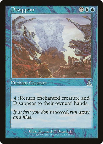 Disappear - Urza's Destiny Magic: The Gathering trading card