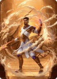 Basri, Tomorrow's Champion Art Card - Art Series: Aetherdrift (AADFT) #9 - Special Magic: The Gathering Trading Card
