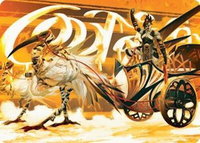 Skyseer's Chariot Art Card - Art Series: Aetherdrift (AADFT) #35 - Special Magic: The Gathering Trading Card