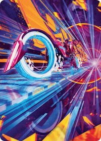 Spotcycle Scouter Art Card - Art Series: Aetherdrift (AADFT) #37 - Special Magic: The Gathering Trading Card