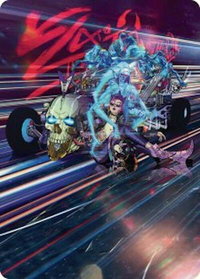 Midnight Mangler Art Card - Art Series: Aetherdrift (AADFT) #38 - Special Magic: The Gathering Trading Card