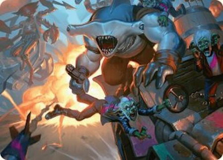 Trade the Helm Art Card - Art Series: Aetherdrift Magic: The Gathering trading card