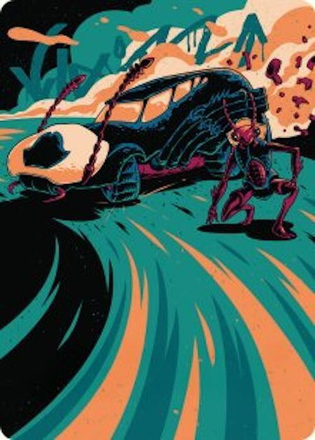 Carrion Cruiser Art Card - Art Series: Aetherdrift Magic: The Gathering trading card