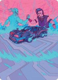 Demonic Junker Art Card - Art Series: Aetherdrift (AADFT) #40 - Special Magic: The Gathering Trading Card