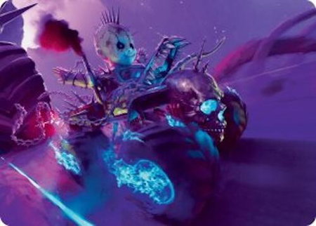 Pactdoll Terror Art Card - Art Series: Aetherdrift Magic: The Gathering trading card