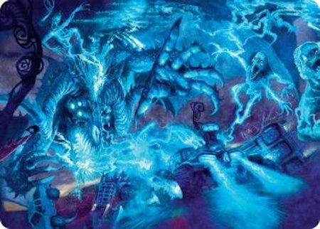 The Speed Demon Art Card - Art Series: Aetherdrift Magic: The Gathering trading card