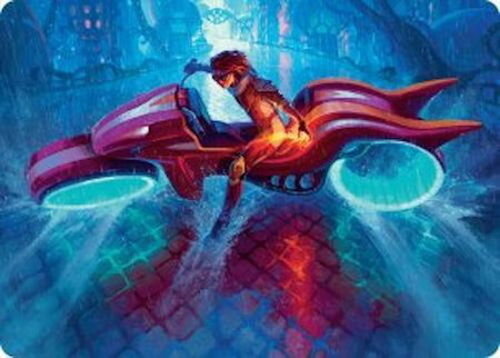 Chandra, Spark Hunter Art Card - Art Series: Aetherdrift Magic: The Gathering trading card