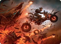 Gastal Blockbuster Art Card - Art Series: Aetherdrift (AADFT) #19 - Special Magic: The Gathering Trading Card