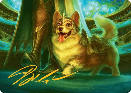 District Mascot Art Card (30/54) (Gold-Stamped Signature) - Art Series: Aetherdrift Magic: The Gathering trading card
