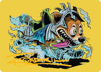 District Mascot Art Card (50/54) (Gold-Stamped Signature) - Art Series: Aetherdrift (AADFT) #50 - Special Magic: The Gathering Trading Card