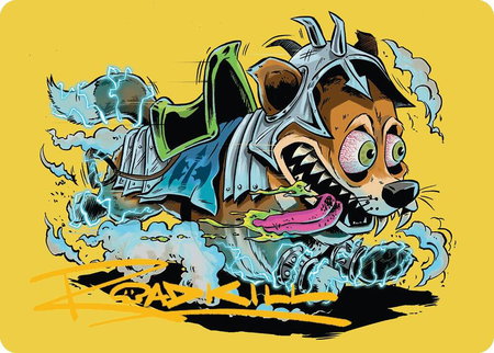 District Mascot Art Card (50/54) (Gold-Stamped Signature) - Art Series: Aetherdrift Magic: The Gathering trading card