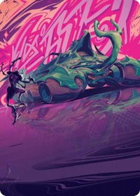 Earthrumbler Art Card - Art Series: Aetherdrift (AADFT) #42 - Special Magic: The Gathering Trading Card