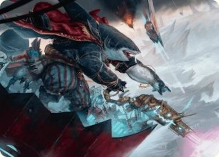 Captain Howler, Sea Scourge Art Card (16/54) - Art Series: Aetherdrift Magic: The Gathering trading card