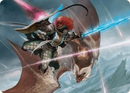 Caradora, Heart of Alacria Art Card (14/54) - Art Series: Aetherdrift Magic: The Gathering trading card