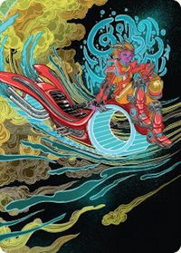 Cloudspire Skycycle Art Card - Art Series: Aetherdrift (AADFT) #44 - Special Magic: The Gathering Trading Card