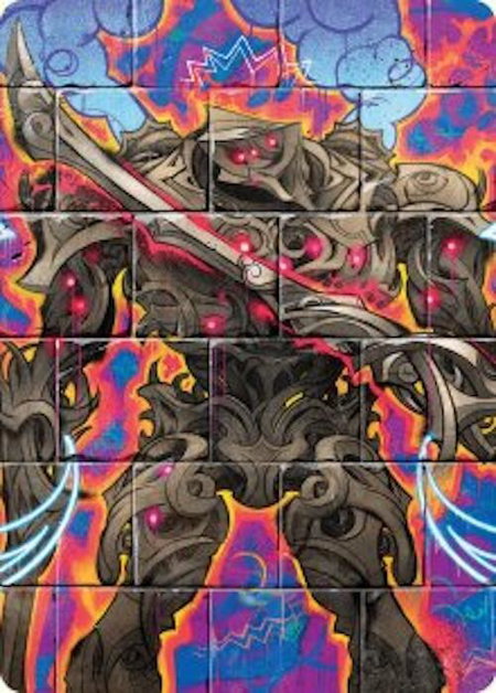 Coalstoke Gearhulk Art Card - Art Series: Aetherdrift Magic: The Gathering trading card