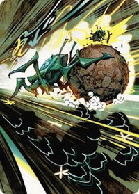 Debris Beetle Art Card - Art Series: Aetherdrift (AADFT) #45 - Special Magic: The Gathering Trading Card