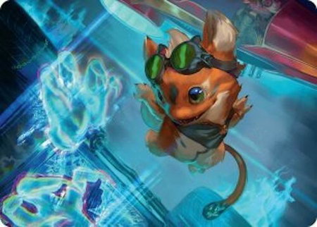 Loot, the Pathfinder Art Card - Art Series: Aetherdrift Magic: The Gathering trading card