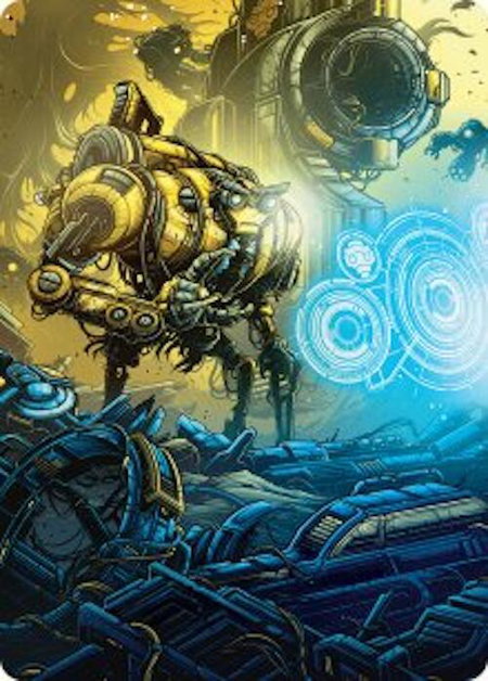 Mendicant Core, Guidelight Art Card (1/54) - Art Series: Aetherdrift Magic: The Gathering trading card