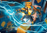 Mendicant Core, Guidelight Art Card (12/54) (Gold-Stamped Signature) - Art Series: Aetherdrift (AADFT) #12 - Special Magic: The Gathering Trading Card