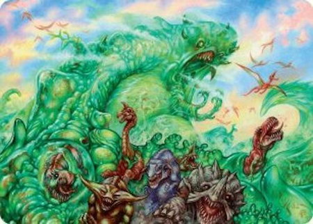 Mimeoplasm, Revered One Art Card - Art Series: Aetherdrift Magic: The Gathering trading card