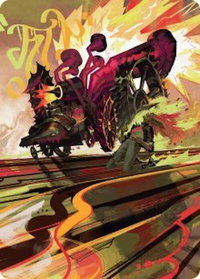 Rocketeer Boostbuggy Art Card - Art Series: Aetherdrift (AADFT) #49 - Special Magic: The Gathering Trading Card